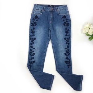 Boden The Cavendish Girlfriend Embroidered Jeans